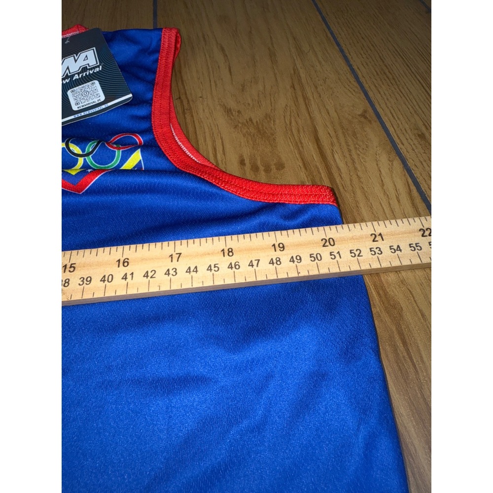Venezuela‎ Olympic Team Sleeveless Jersey Tank Top Blue Medium - Picture 9 of 15